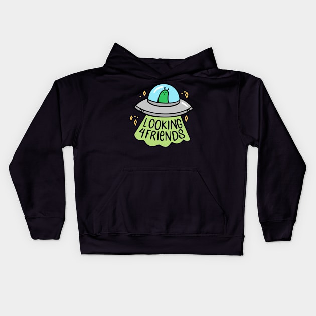 Have Spaceship, Will Travel Kids Hoodie by WMKDesign